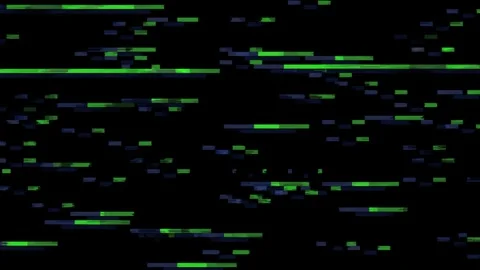 Analog Static Noise texture overlay. Horizontal stripes offset Stock Footage 301902812