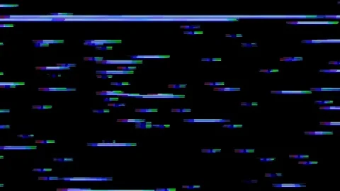 Analog Static Noise texture overlay. Horizontal stripes offset Stock Footage 301902853
