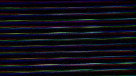 Analog Static Noise texture overlay. Horizontal stripes offset Stock Footage 301902880