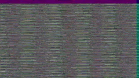 Analog Static Noise texture overlay. Horizontal stripes offset Stock Footage 301902910