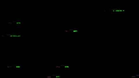 Analog Static Noise texture overlay. Horizontal stripes offset Stock Footage 301902948