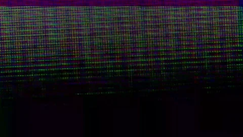 Analog Static Noise texture overlay. Horizontal stripes offset Stock Footage 301902957