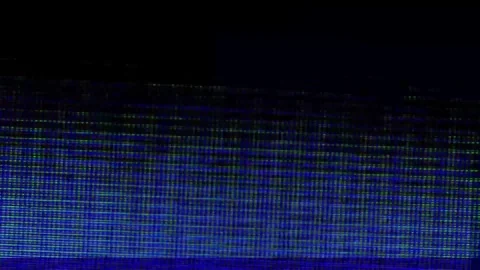 Analog Static Noise texture overlay. Horizontal stripes offset Stock-Footage 301902991