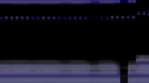 Analog Static Noise texture overlay. Horizontal stripes offset Stock Footage 301908973