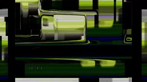 Analog Static Noise texture overlay. Horizontal stripes offset Stock Footage 301909116