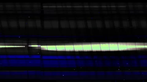 Analog Static Noise texture overlay. Horizontal stripes offset Stock Footage 301909131