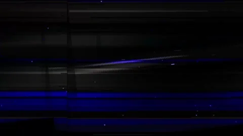 Analog Static Noise texture overlay. Horizontal stripes offset Stock Footage 301909178