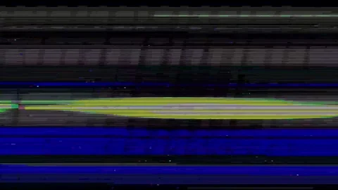 Analog Static Noise texture overlay. Horizontal stripes offset Stock Footage 301909186