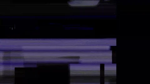 Analog Static Noise texture overlay. Horizontal stripes offset Stock Footage 301909198