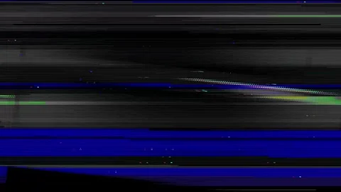 Analog Static Noise texture overlay. Horizontal stripes offset Stock Footage 301909203
