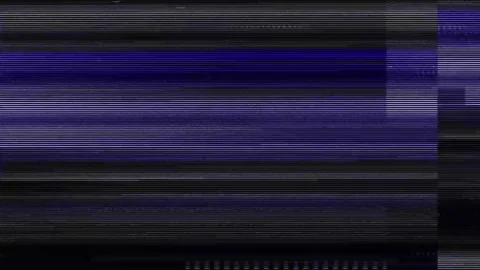 Analog Static Noise texture overlay. Horizontal stripes offset Stock Footage 301909209