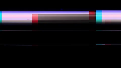 Analog Static Noise texture overlay. Horizontal stripes offset 動画素材 301909219