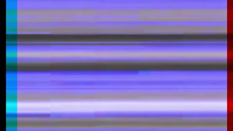 Analog Static Noise texture overlay. Horizontal stripes offset Stock-Footage 301909224