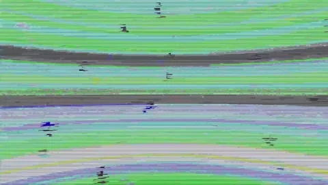 Analog Static Noise texture overlay. Horizontal stripes offset Stock Footage 301909243