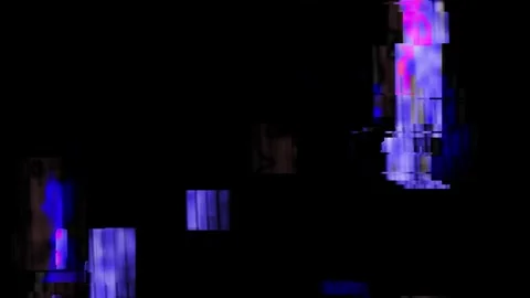 Analog Static Noise texture overlay. Horizontal stripes offset Stock Footage 301909309