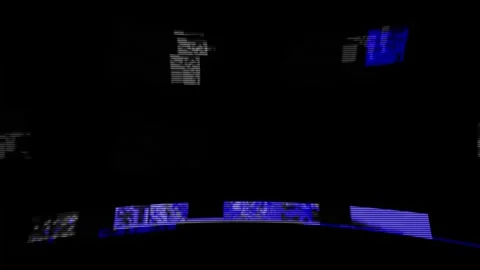 Analog Static Noise texture overlay. Horizontal stripes offset Stock Footage 302204878