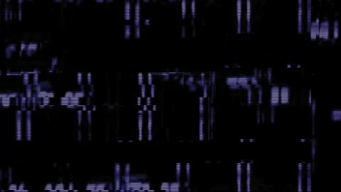 Analog Static Noise texture overlay. Horizontal stripes offset Stock Footage 302204879