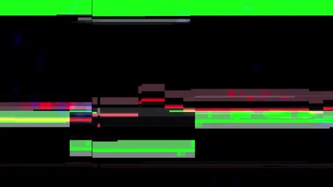 Analog Static Noise texture overlay. Horizontal stripes offset Stock Footage 302204890