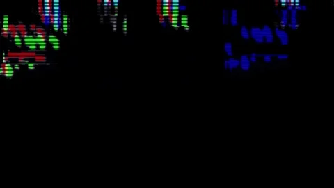 Analog Static Noise texture overlay. Horizontal stripes offset Stock Footage 302204892