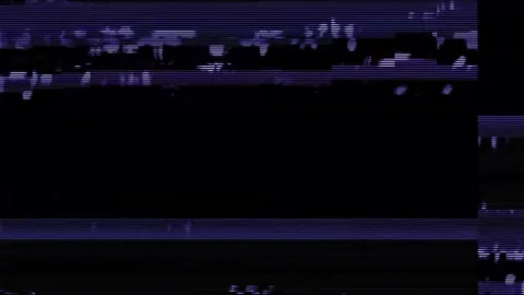 Analog Static Noise texture overlay. Horizontal stripes offset Stock Footage 302204897