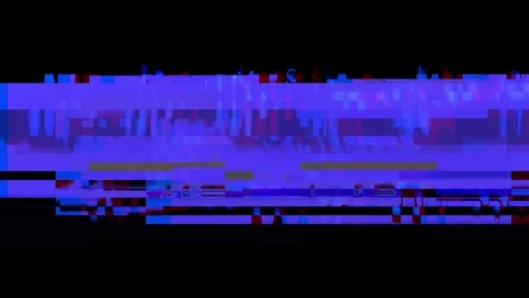 Analog Static Noise texture overlay. Horizontal stripes offset Stock Footage 302204910