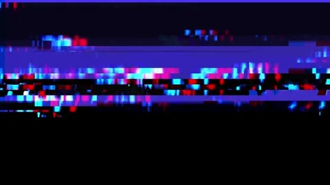 Analog Static Noise texture overlay. Horizontal stripes offset Stock Footage 302204941