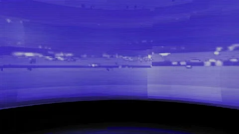 Analog Static Noise texture overlay. Horizontal stripes offset Stock Footage 302204956