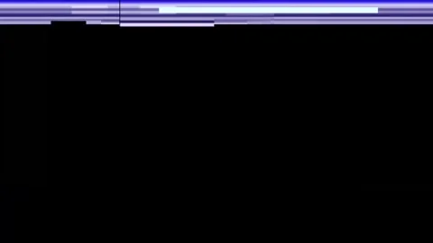 Analog Static Noise texture overlay. Horizontal stripes offset Stock Footage 302205087