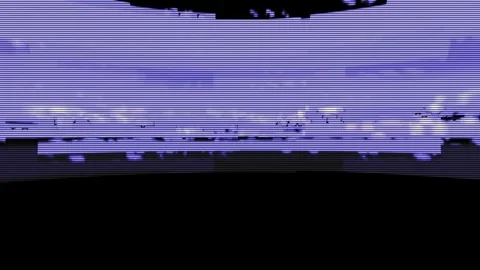 Analog Static Noise texture overlay. Horizontal stripes offset Stock Footage 302205090