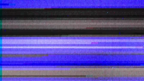 Analog Static Noise texture overlay. Horizontal stripes offset Stock Footage 302205102