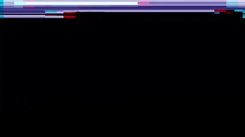 Analog Static Noise texture overlay. Horizontal stripes offset Stock Footage 302205113