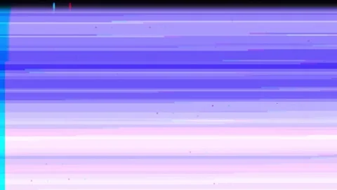 Analog Static Noise texture overlay. Horizontal stripes offset Stock-Footage 302205160