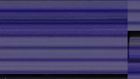 Analog Static Noise texture overlay. Horizontal stripes offset Stock Footage 302205173