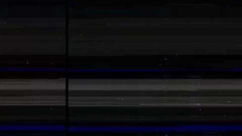 Analog Static Noise texture overlay. Horizontal stripes offset Stock-Footage 302205202