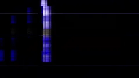 Analog Static Noise texture overlay. Horizontal stripes offset Stock Footage 302205248