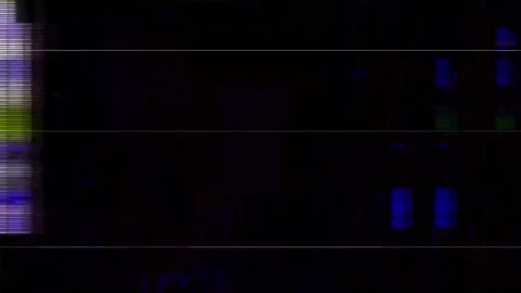 Analog Static Noise texture overlay. Horizontal stripes offset Stock-Footage 302205274