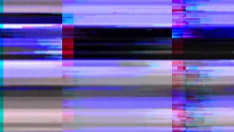 Analog Static Noise texture overlay. Horizontal stripes offset Stock Footage 302205299
