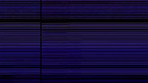 Analog Static Noise texture overlay. Horizontal stripes offset Stock Footage 302205306