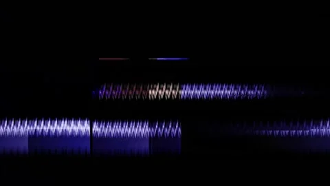 Analog Static Noise texture overlay. Horizontal stripes offset Stock Footage 302205308