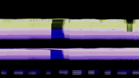 Analog Static Noise texture overlay. Horizontal stripes offset Stock Footage 302205312