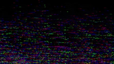 Analog Static Noise texture overlay. Horizontal stripes offset Stock Footage 302920198