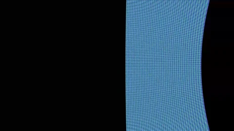 Analog Static Noise texture overlay. Horizontal stripes offset Stock Footage 302920213