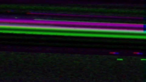 Analog Static Noise texture overlay. Horizontal stripes offset Stock Footage 302920220