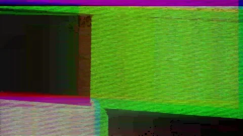 Analog Static Noise texture overlay. Horizontal stripes offset Stock Footage 303295703