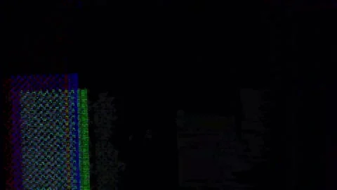 Analog Static Noise texture overlay. Horizontal stripes offset Stock Footage 303295719