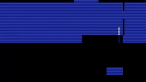 Analog Static Noise texture overlay. Horizontal stripes offset Video stock 303295724