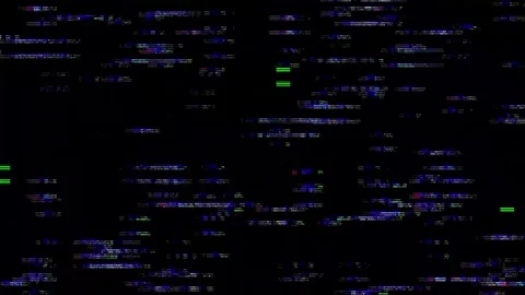 Analog Static Noise texture overlay. Horizontal stripes offset Stock Footage 303295727