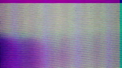 Analog Static Noise texture overlay. Horizontal stripes offset Stock Footage 303295756