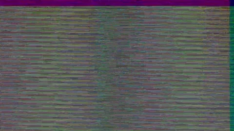 Analog Static Noise texture overlay. Horizontal stripes offset Stock Footage 303295762