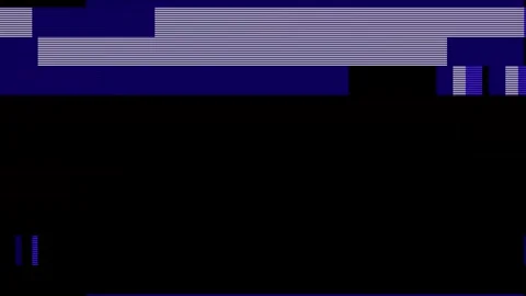 Analog Static Noise texture overlay. Horizontal stripes offset Stock-Footage 303295809
